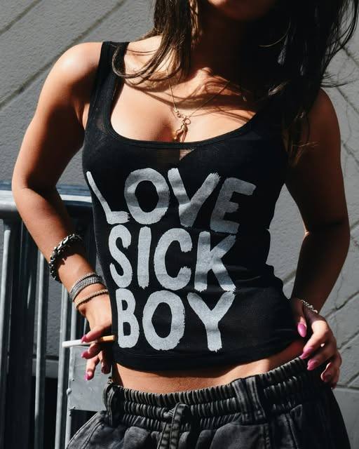 Bad Habits Kampagne: Love Sick Boy Tank Top