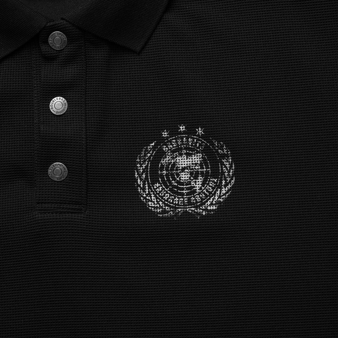 214 Boxy Polo Tee von Bad Habits, Black, Bild 3