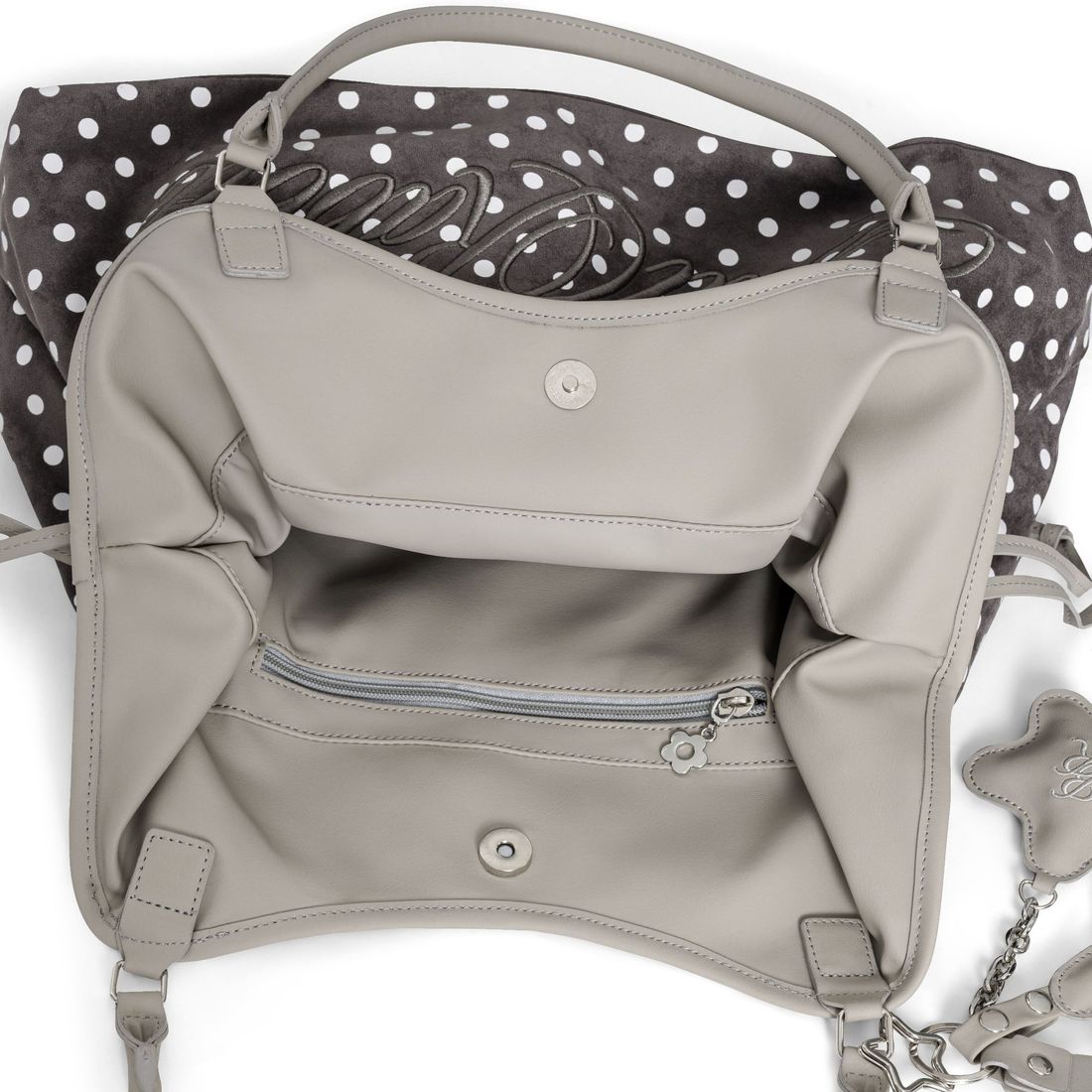 Boba Tea Hobo Bag von Bad Rabbit, Taupe, Bild 4
