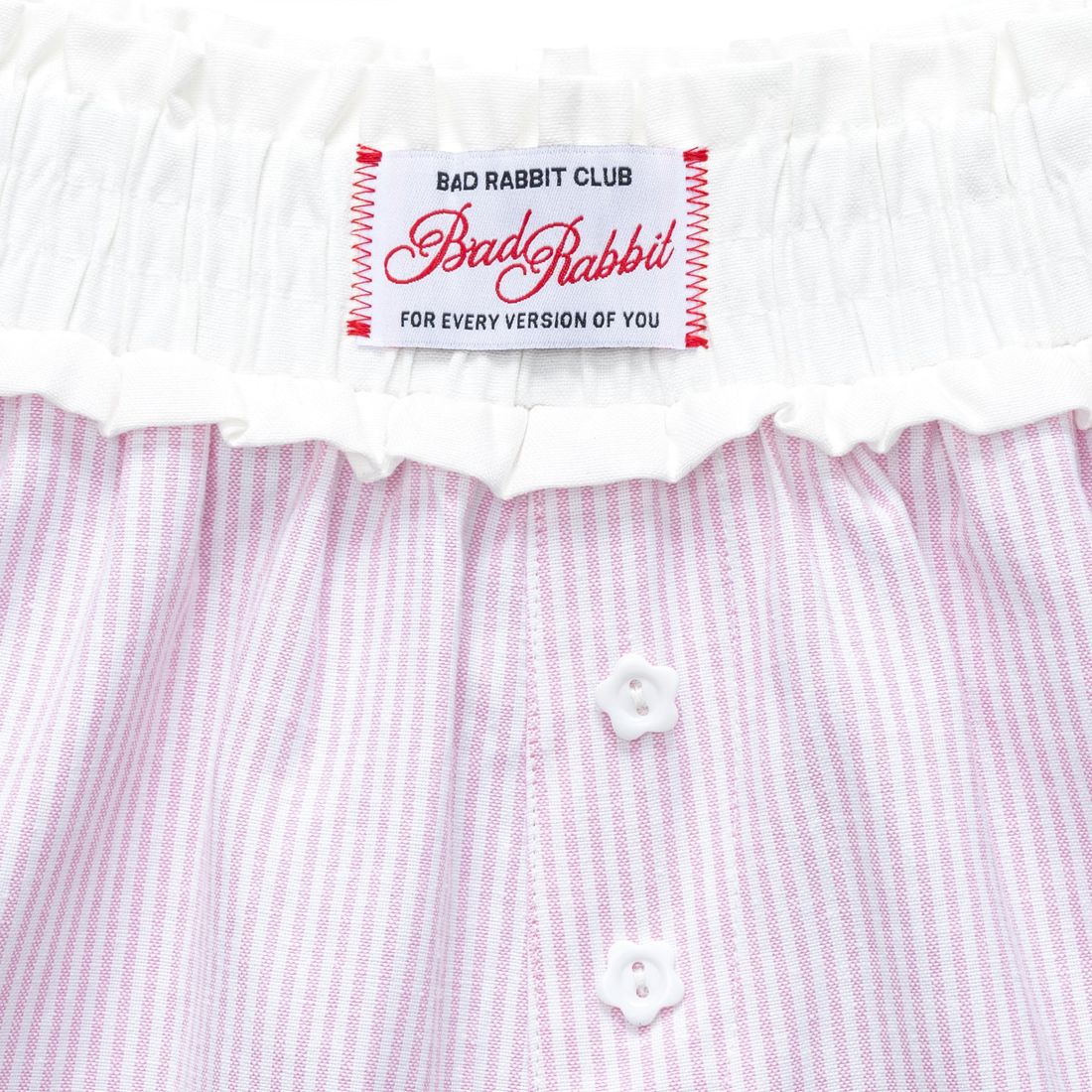 Candy Heat Wide Leg Shorts von Bad Rabbit, Pink Stripe, Bild 4