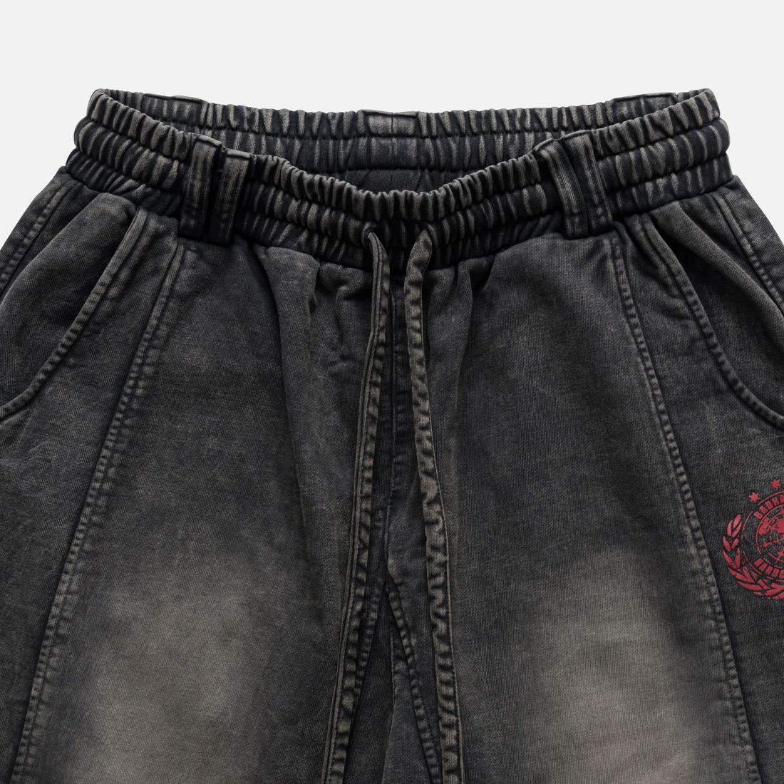 Crosshair Baggy Pants von Bad Habits, Washed Dark Brown, Bild 3