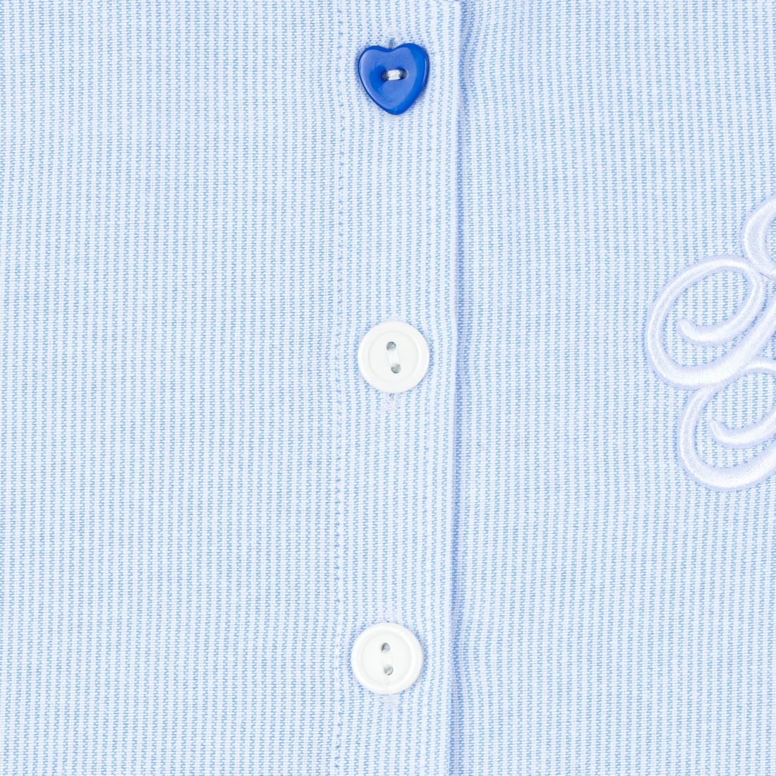 Daydream Rabbit Crop Shirt von Bad Rabbit, Blue Stripe, Bild 3