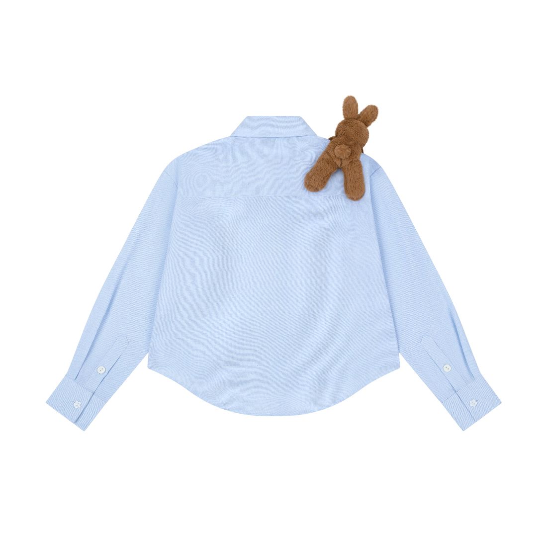 Daydream Rabbit Crop Shirt von Bad Rabbit, Blue Stripe, Bild 6