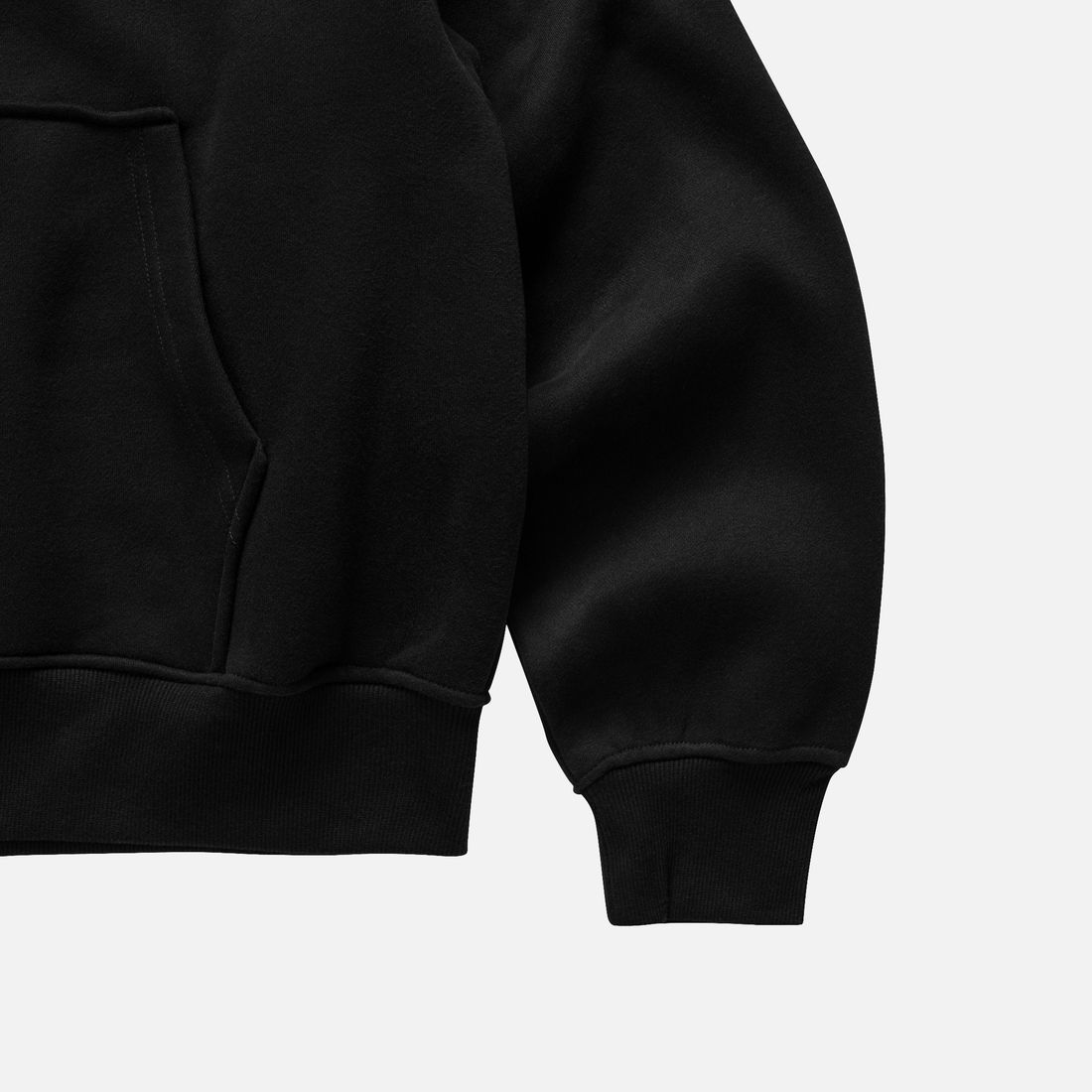 De Base Boxy Hoodie von Bad Habits, Black, Bild 3