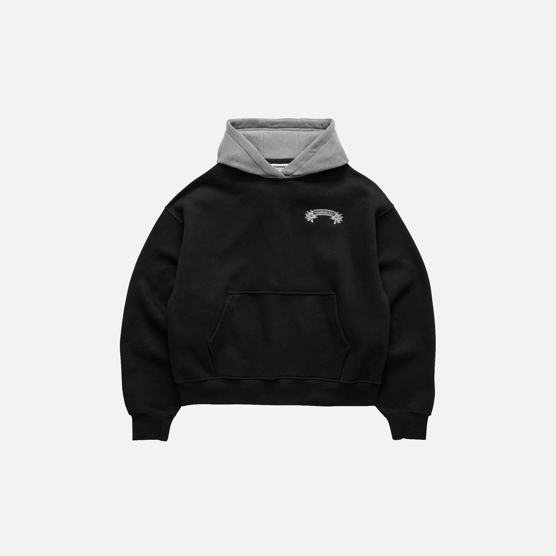 De Base Boxy Hoodie von Bad Habits, Black, Bild 6