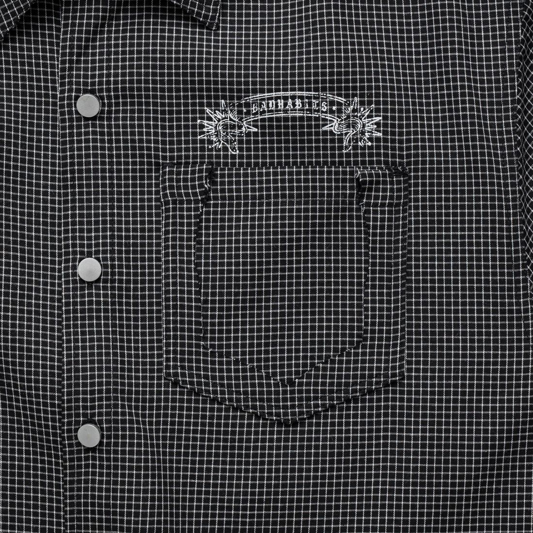 Gambetto Boxy Shirt von Bad Habits, Black And White Plaid, Bild 3