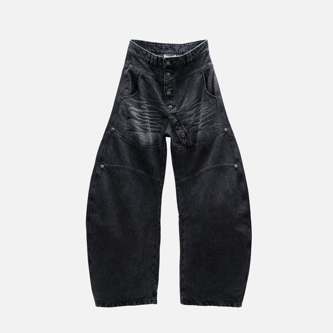 Lockdown Baggy Pants von Bad Habits, Washed Black, Bild 1