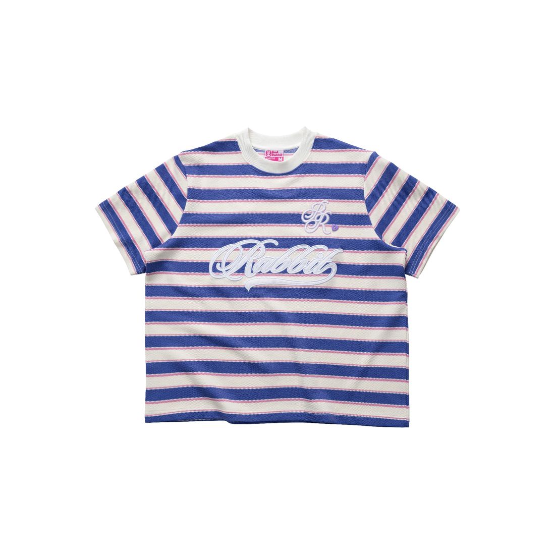 Lolli Rabbit Pop Boxy Tee von Bad Rabbit, Purple Stripe, Bild 1