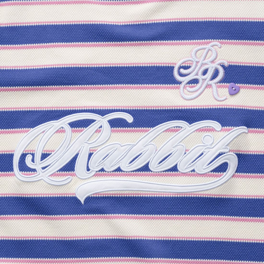 Lolli Rabbit Pop Boxy Tee von Bad Rabbit, Purple Stripe, Bild 3