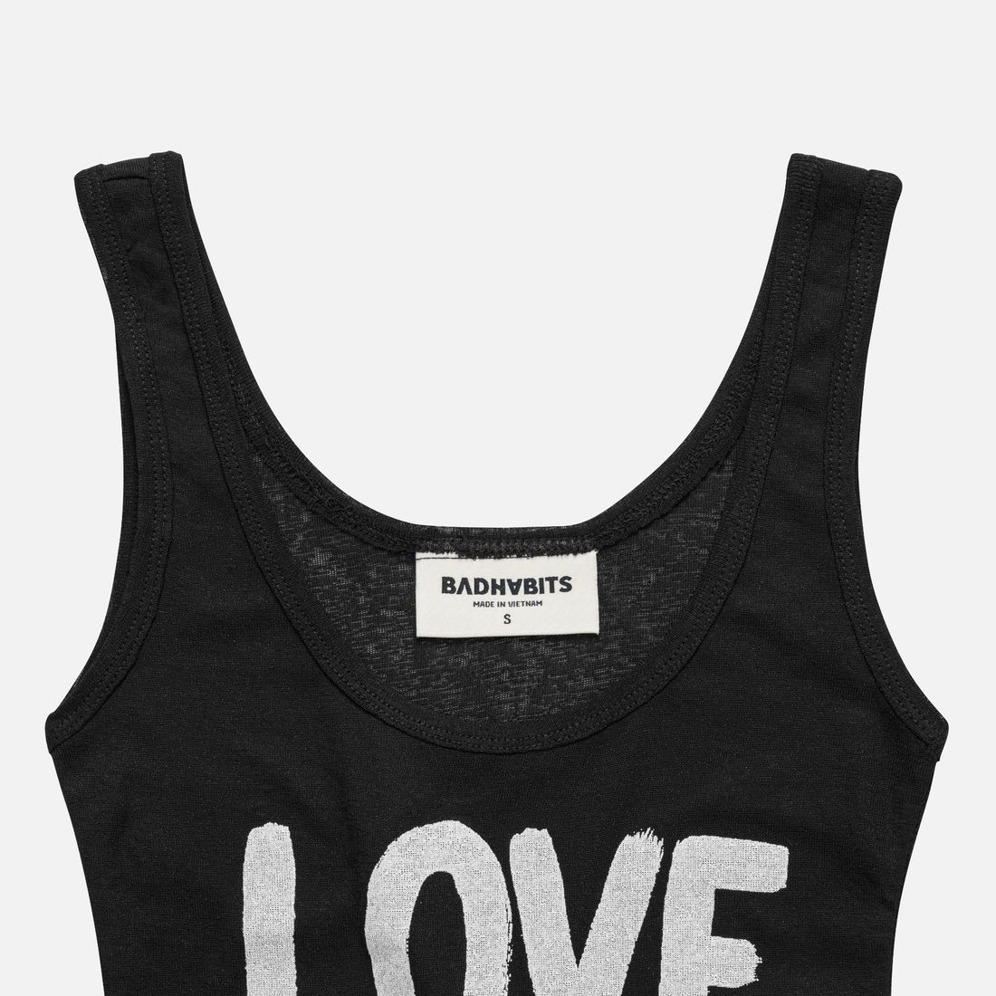 Love Sick Boy Slim Tank Top von Bad Habits, Black, Bild 2