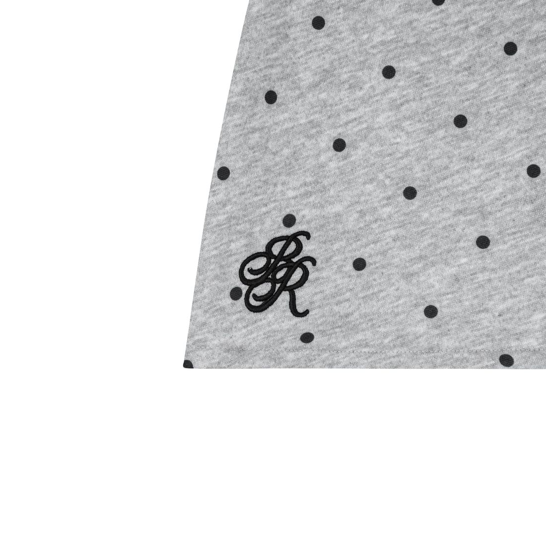 Polka Rabbit A-Line Mini Skirt von Bad Rabbit, Grey Dot Black, Bild 4