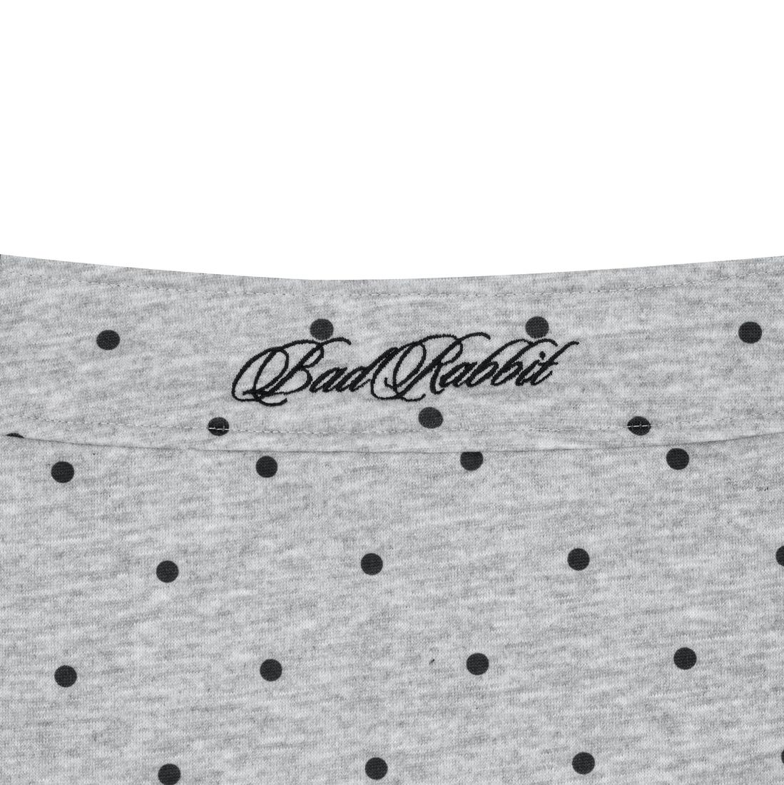 Polka Rabbit A-Line Mini Skirt von Bad Rabbit, Grey Dot Black, Bild 5