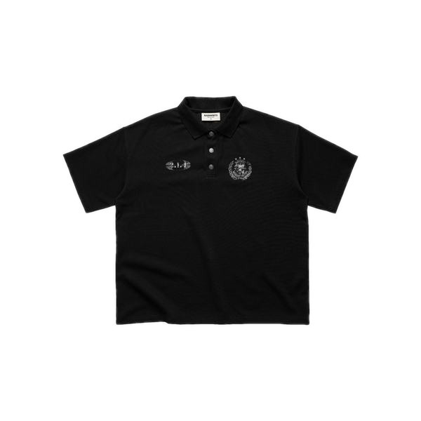 214 Boxy Polo Tee von Bad Habits – Skatewear
