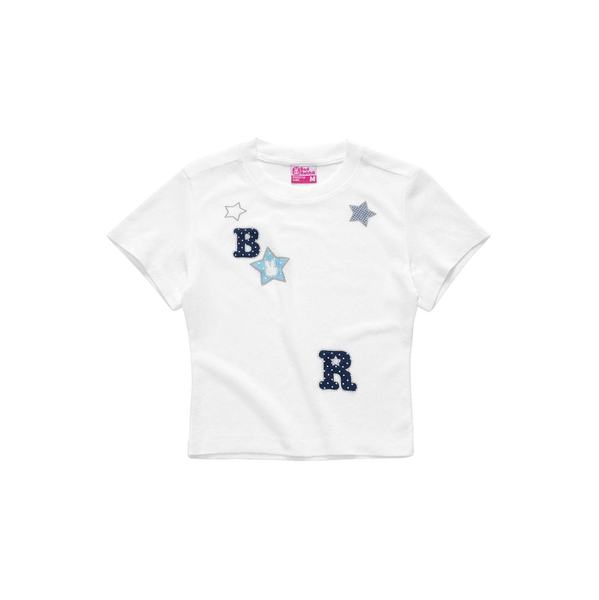 Blue Star Rabbit Baby Tee von Bad Rabbit – K-Pop Fashion