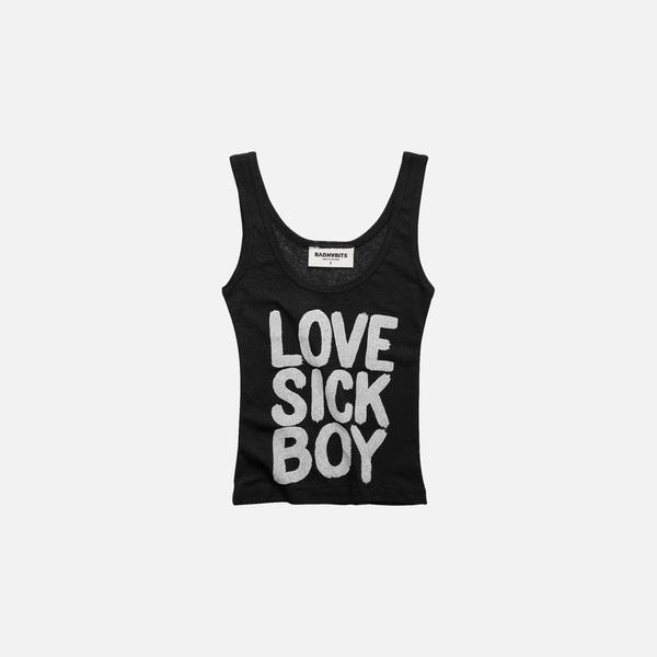 Love Sick Boy Slim Tank Top von Bad Habits