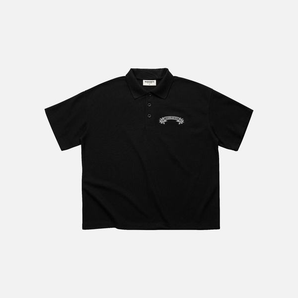 Mono Boxy Polo Tee von Bad Habits