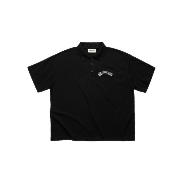 Mono Boxy Polo Tee von Bad Habits – Skatewear
