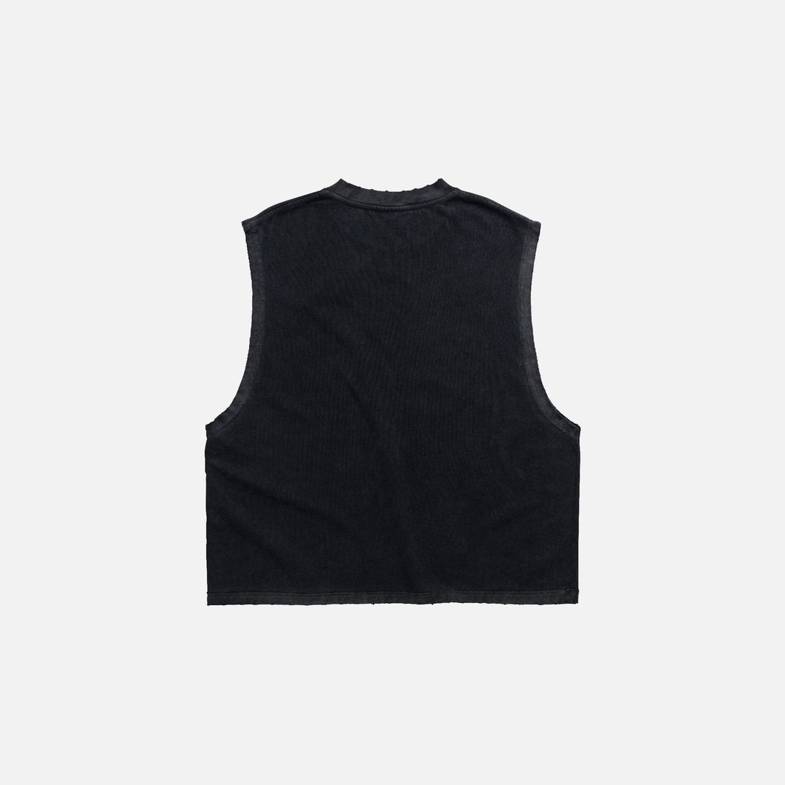 Snicker Boxy Tank Top von Bad Habits, Washed Black, Bild 5