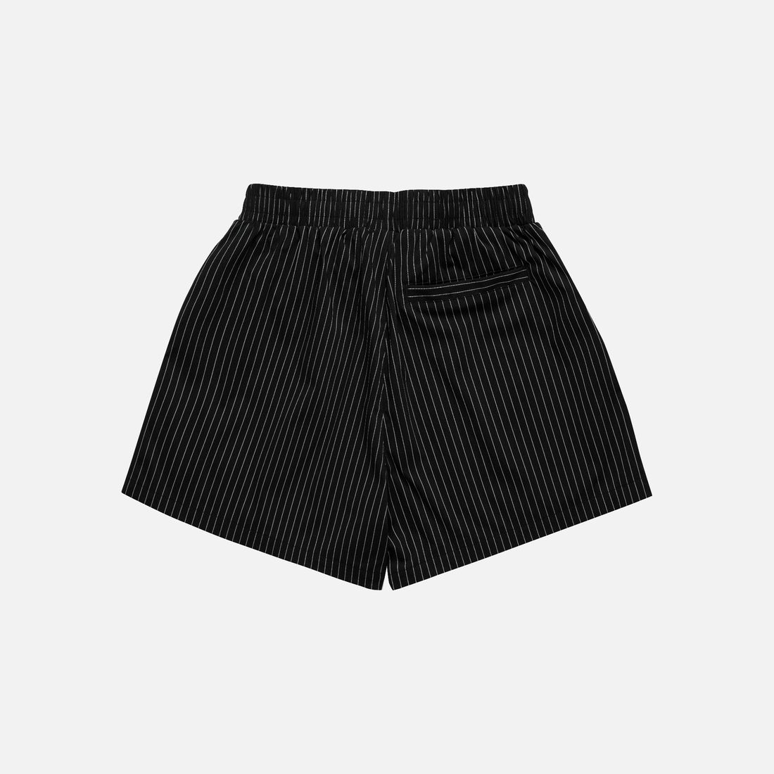 Striped Casual Shorts von Bad Habits, Black And White Stripe, Bild 4