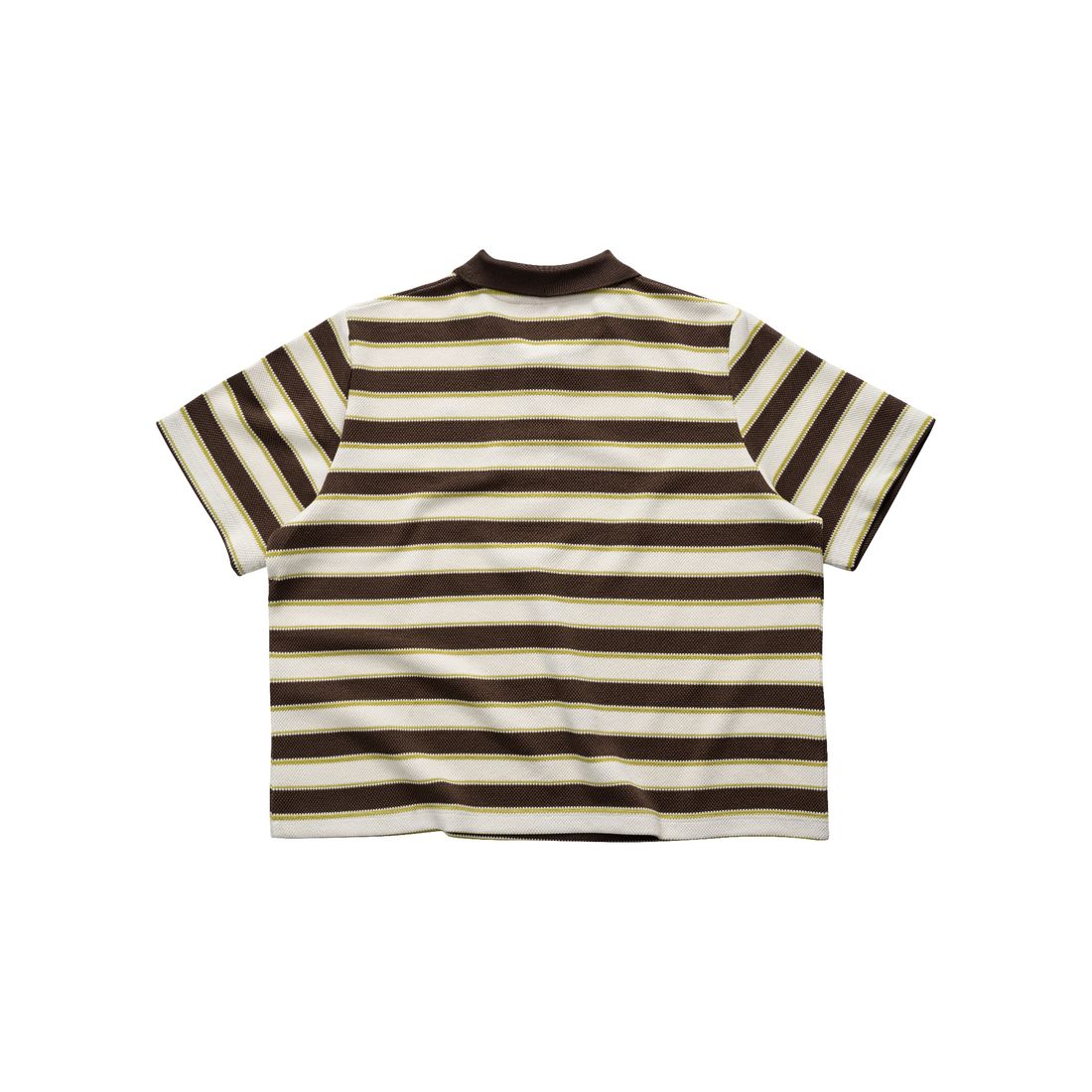 Summer Dose Boxy Polo von Bad Rabbit, Brown Stripe, Bild 4