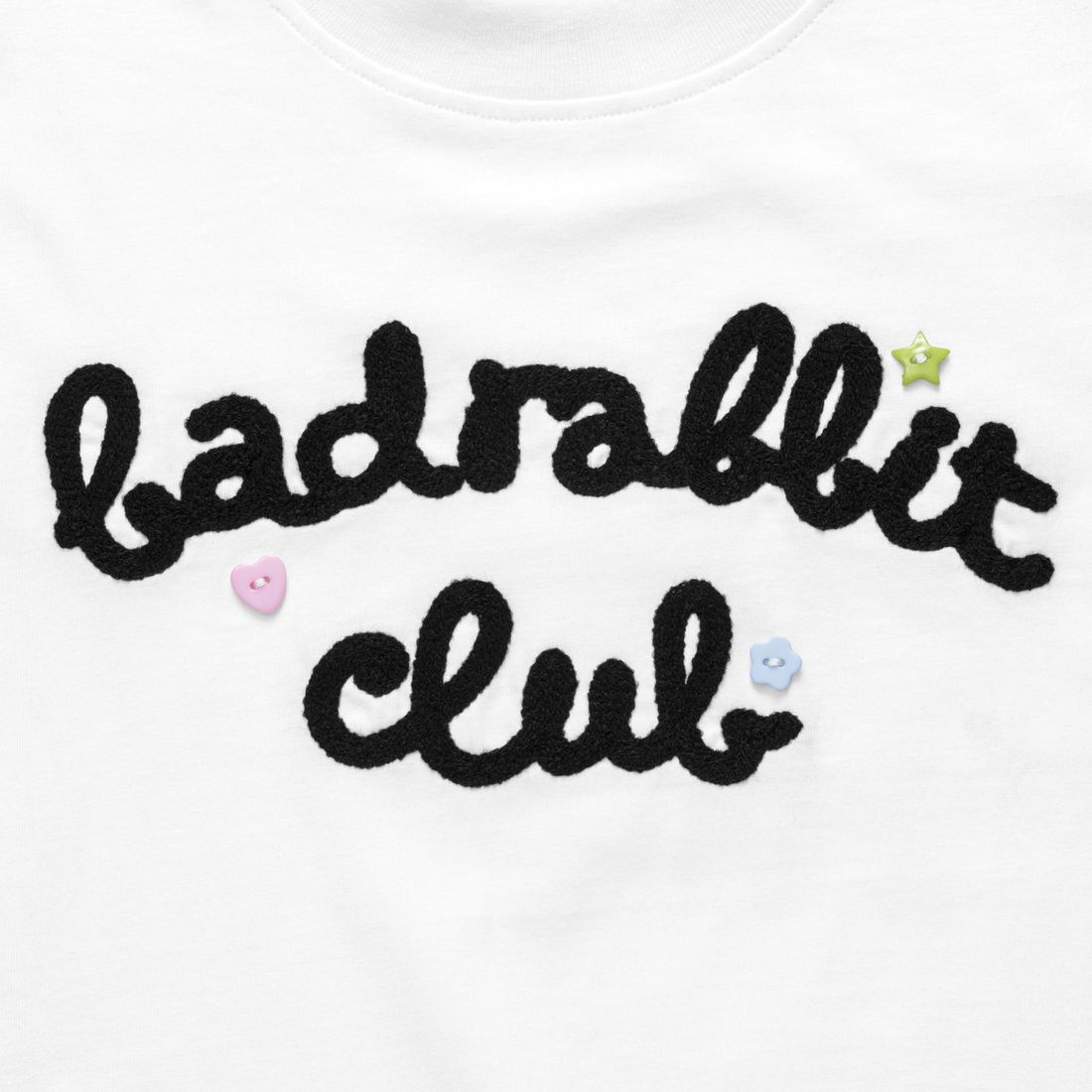 Summer Jam Boxy Tee von Bad Rabbit, White (Black), Bild 2