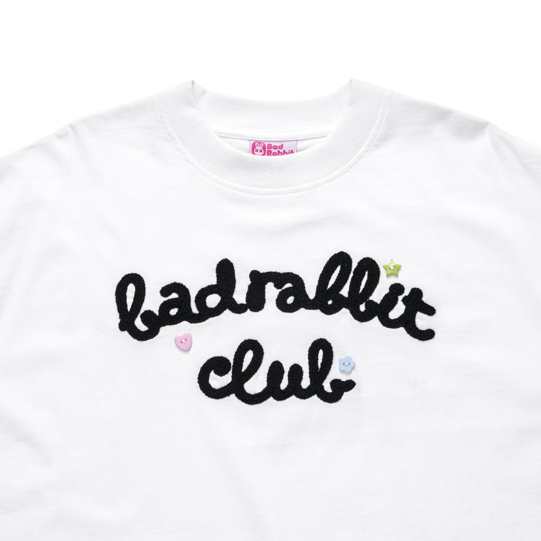 Summer Jam Boxy Tee von Bad Rabbit, White (Black), Bild 3