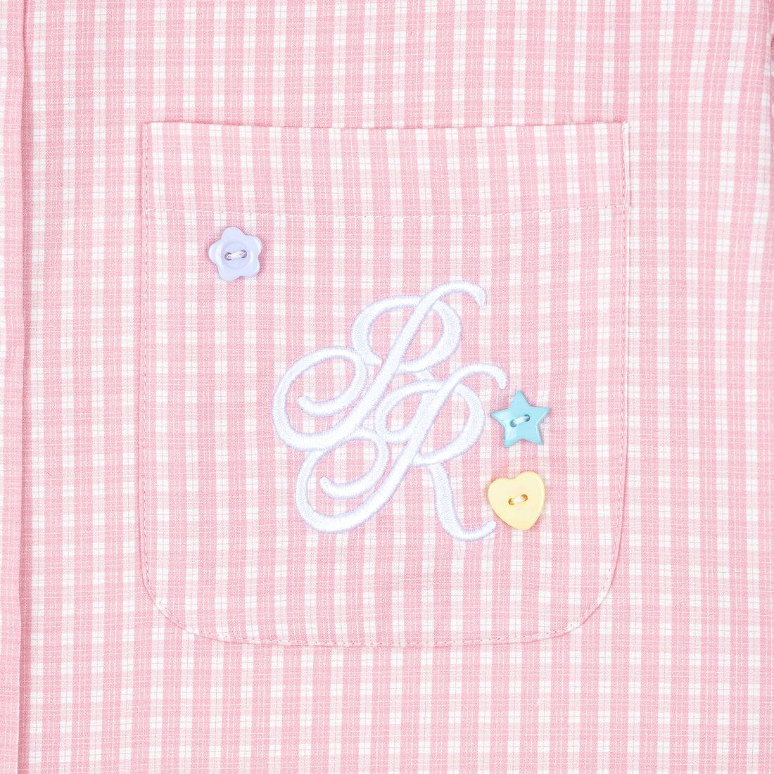 Sundae Rabbit Boxy Shirt von Bad Rabbit, Red Gingham, Bild 3