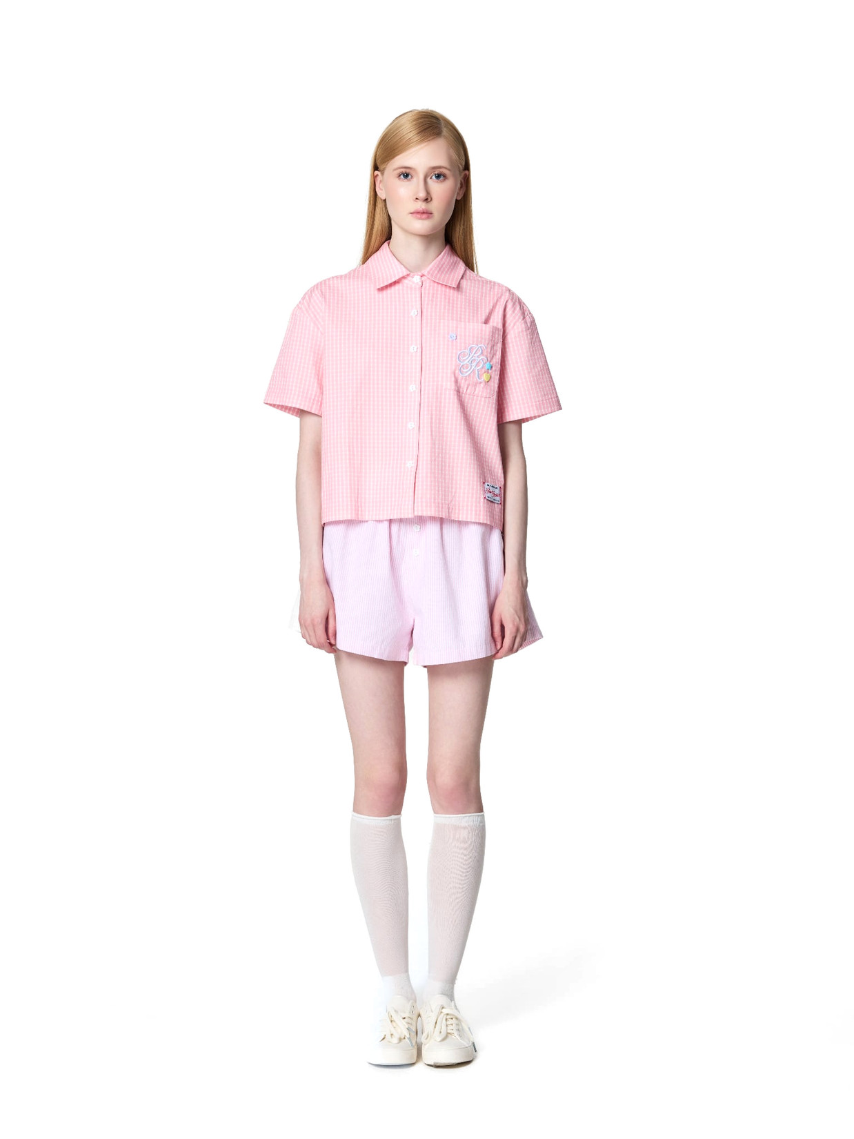 Outfit Picknick Date: Sundae Rabbit Boxy Shirt und Polka Rabbit A-Line Mini Skirt