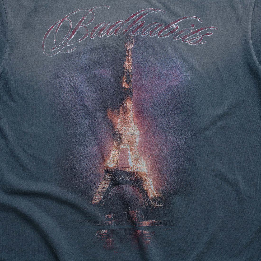 The Tower Boxy Tee von Bad Habits, Ombre Blue, Bild 2