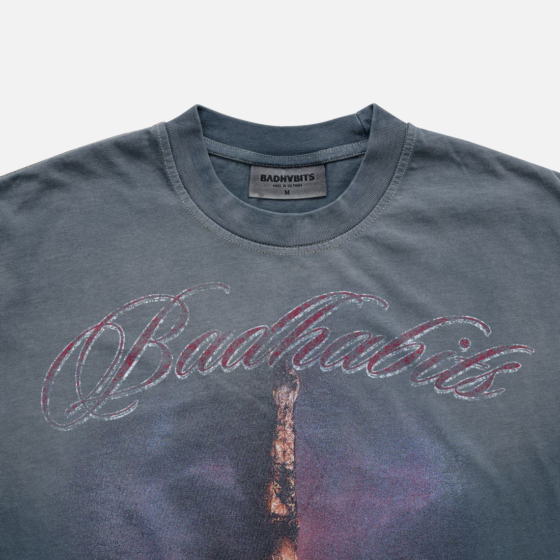 The Tower Boxy Tee von Bad Habits, Ombre Blue, Bild 3