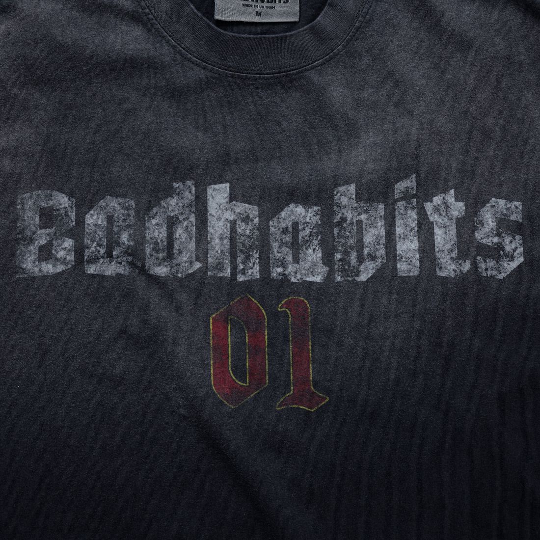 Zerone Boxy Tee von Bad Habits, Washed Black, Bild 3